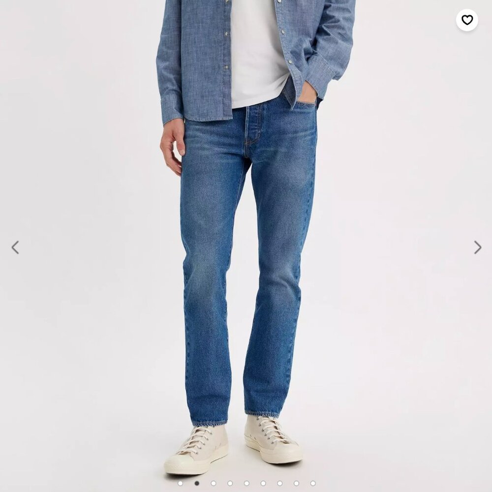 Levi's ~ 501 Button Fly 100% cotton jeans